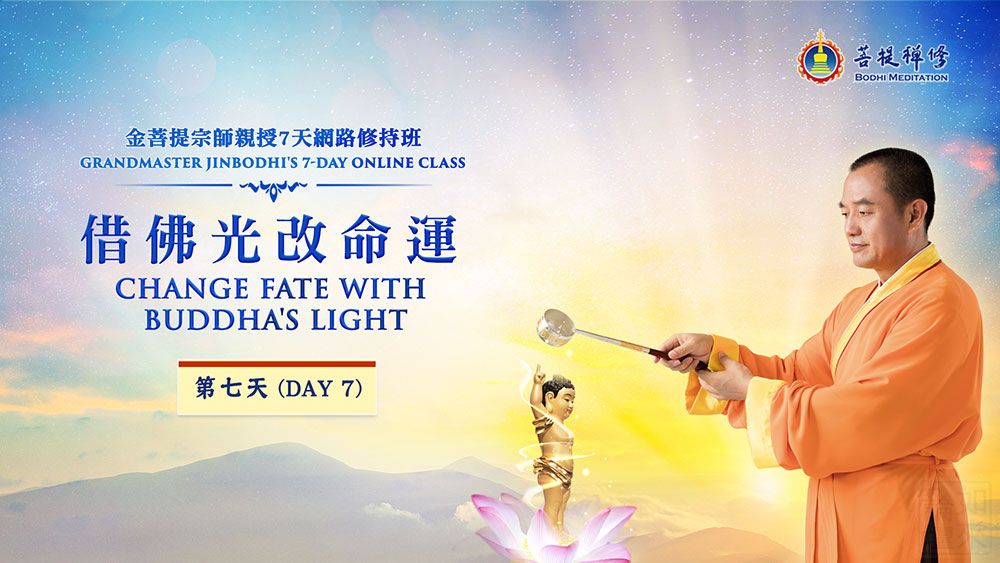 「金菩提」宗師《借佛光 改命運》|金菩提網路念佛修持班第7天分享|金菩提評價分享
